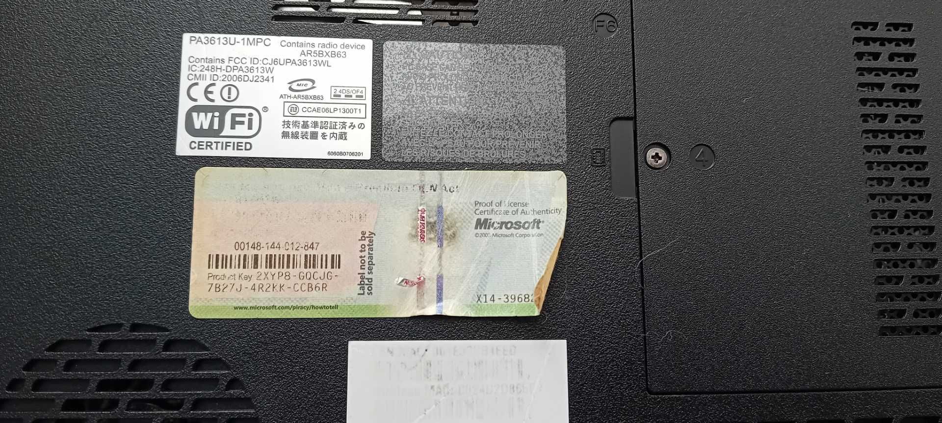 Computador TOSHIBA