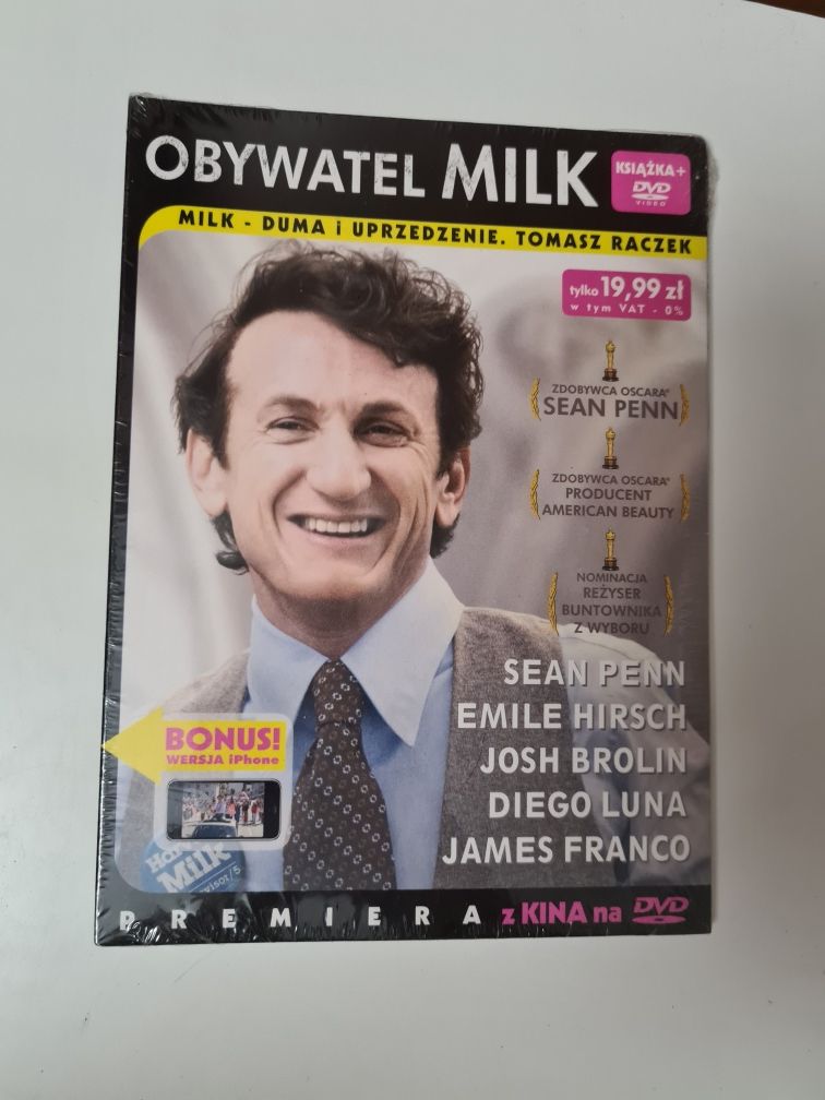W folii Obywatel Milk - książka + film na DVD x