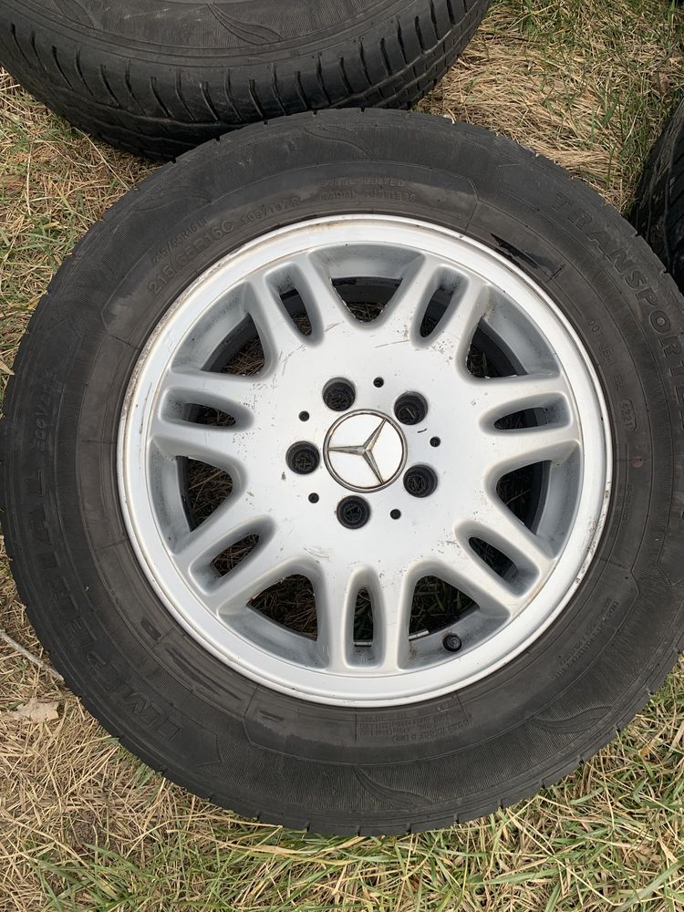 Oryginalne felgi Mercedes vito/viano w639 z oponami 215/65r16c 2021r.