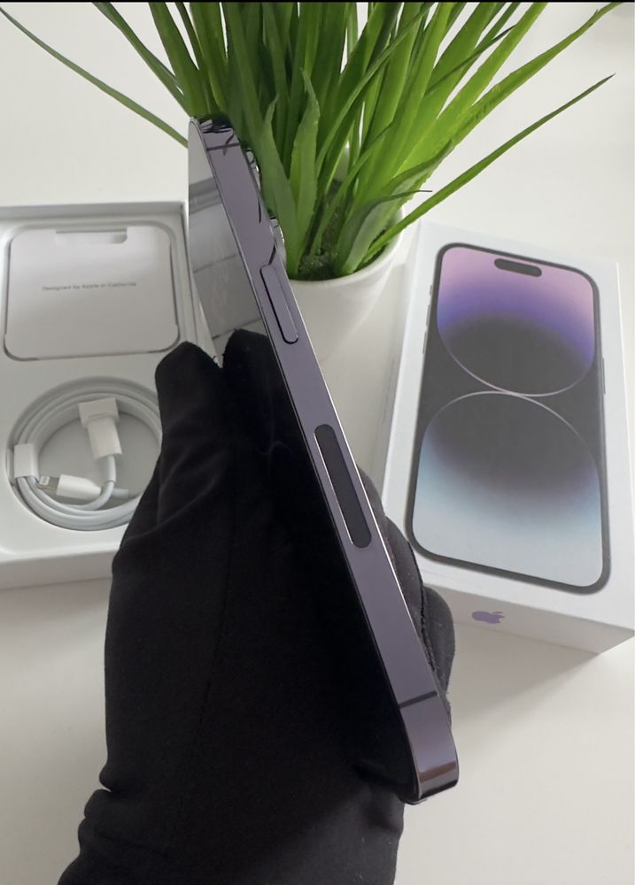 Iphone 14 pro max 128gb как новый purple R-sim
