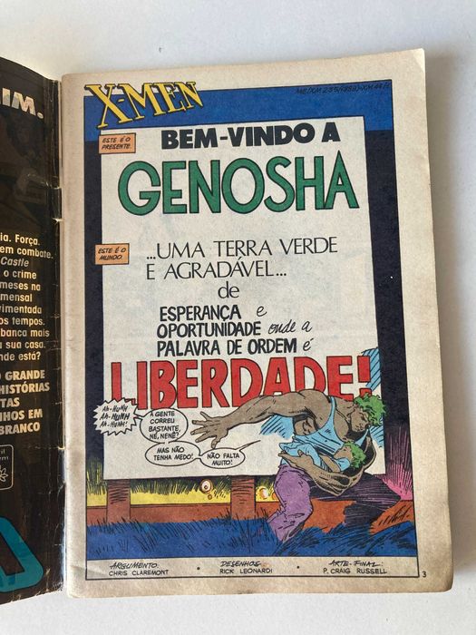 X-Men Nº44 (1991) Bem-Vindo a Genosha - HQ Banda desenhada PT/BR