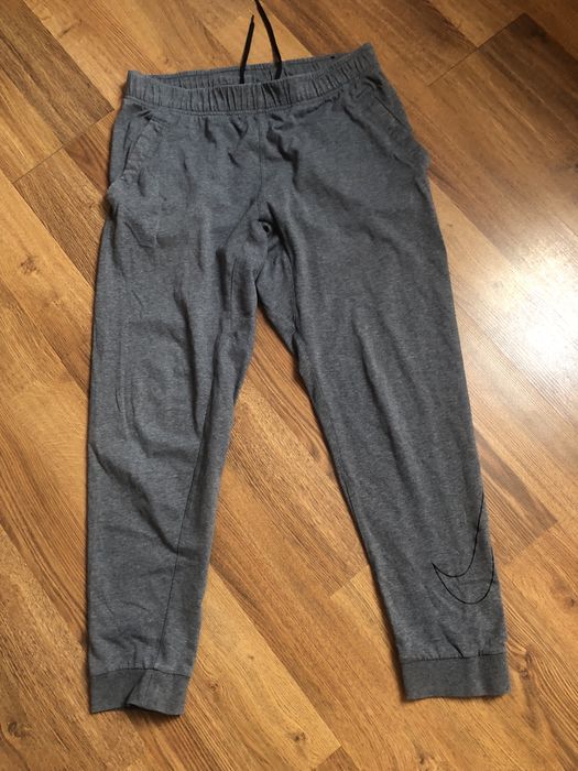 gowe Nike Dri-Fit dresowe M szary melanż