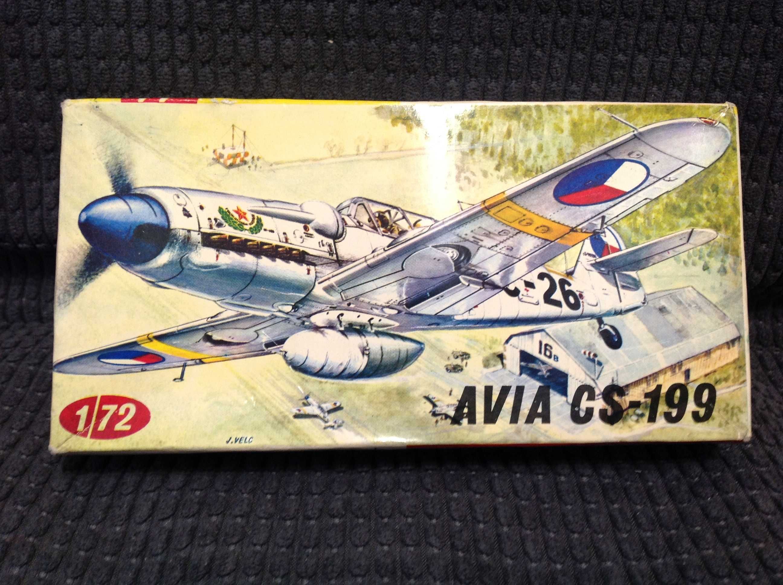 Model samolotu Avia CS-199 /Kovozávody Prostějov KP Cat. 11 1:72