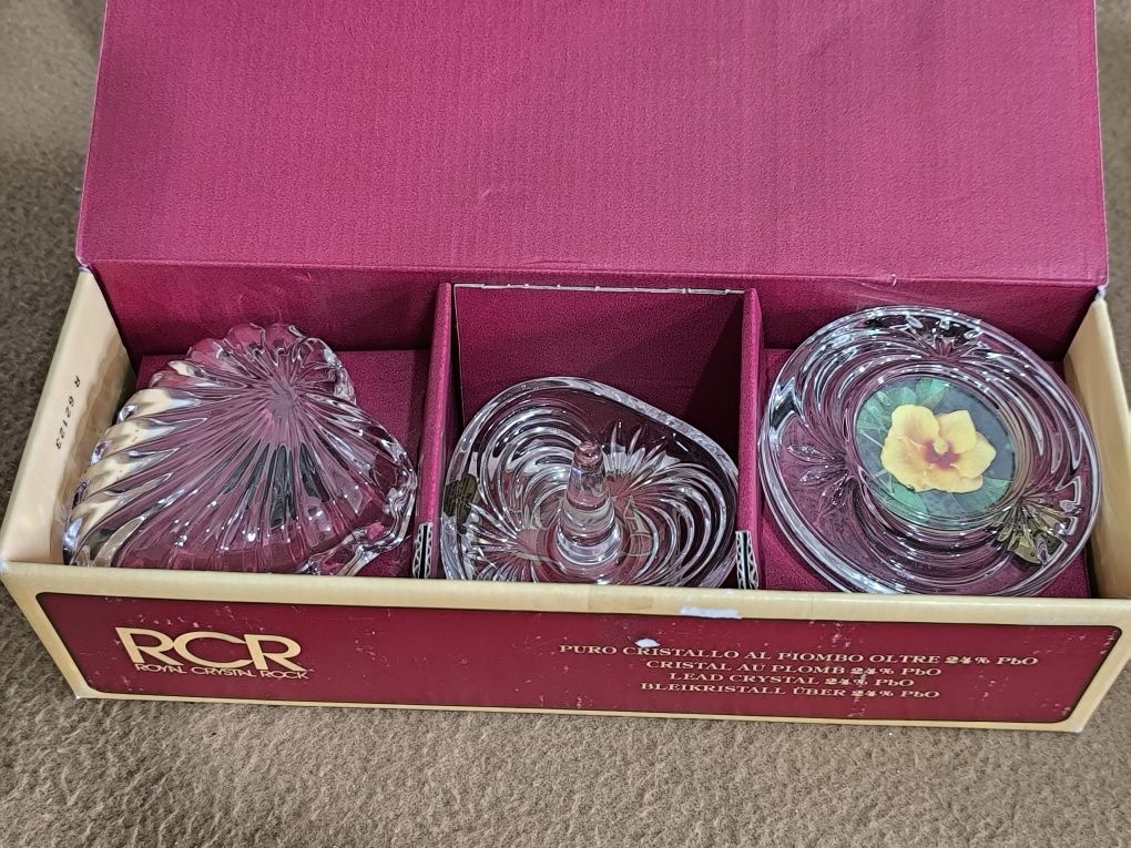 Conjunto RCR Crystal Aurea com 3 peças