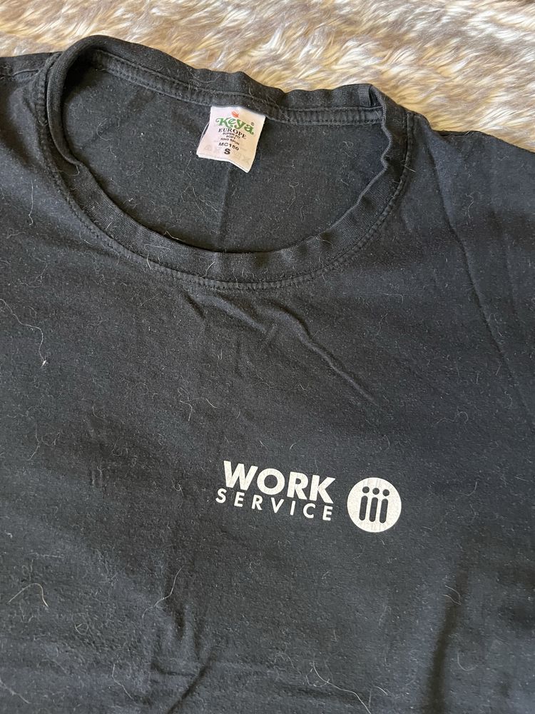 Koszulka czarna work service