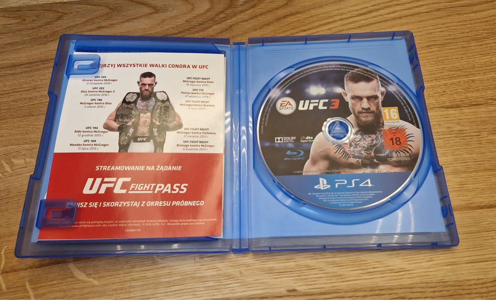 Gra UFC 3 PLay Station 4 ps4