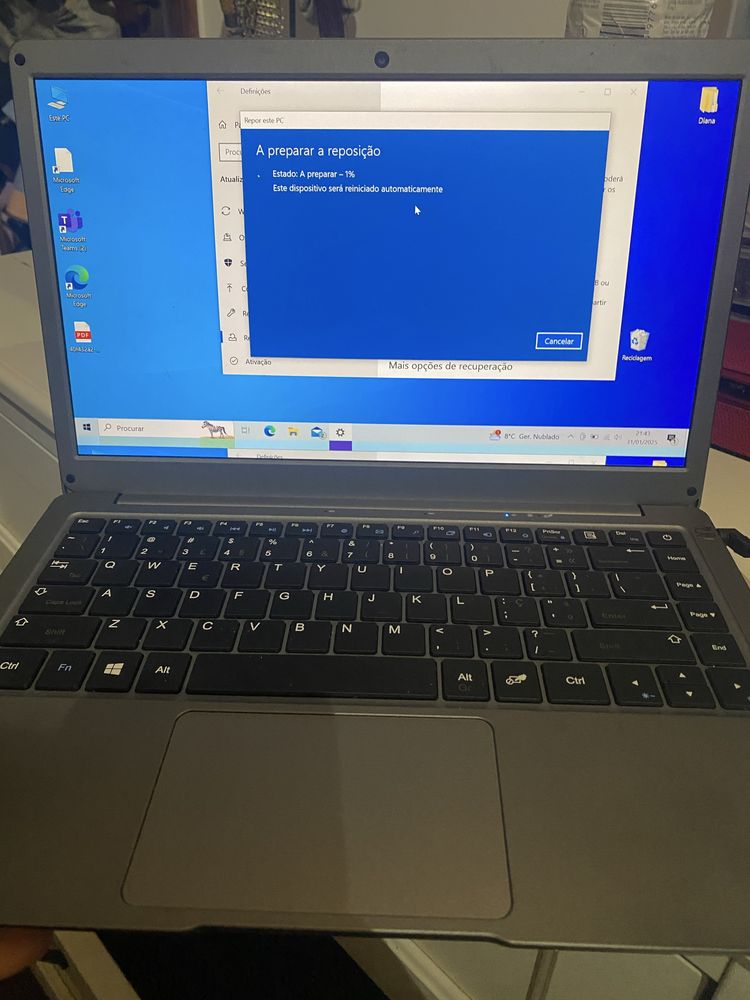 Pc cinzento jumper