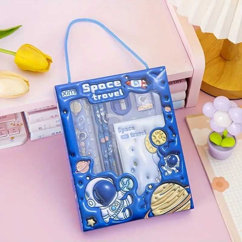 Plecak Szkolny Astronauta 3d - Zestaw 3d Plecak Piórnik Mini Wyprawka