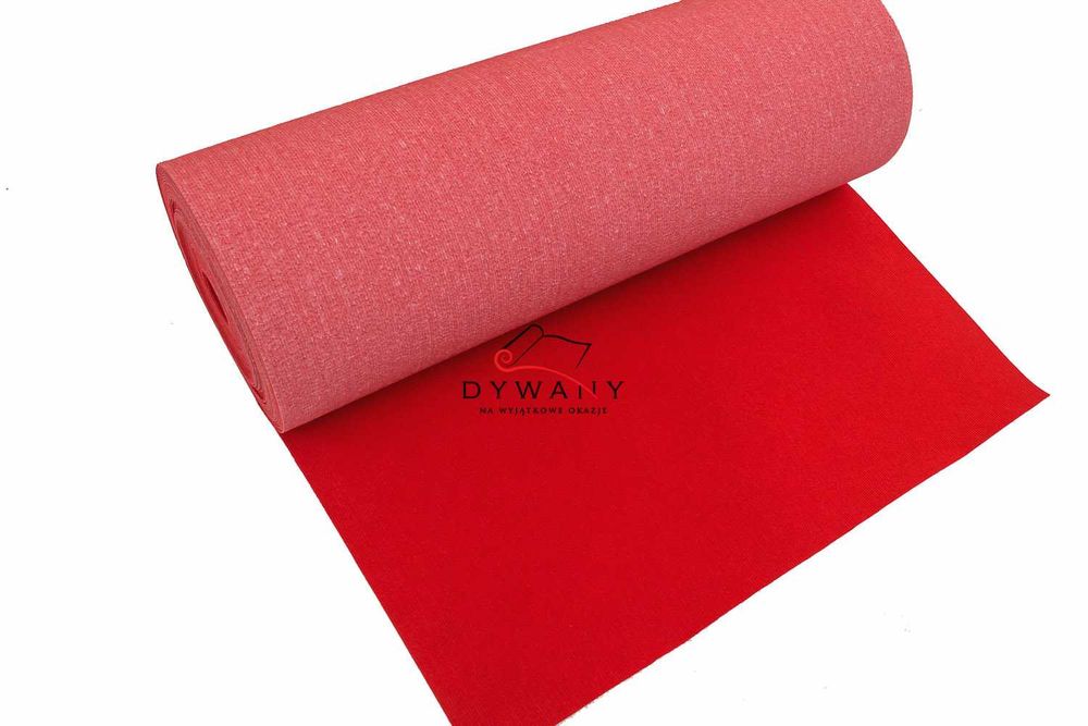 Czerwony dywan na galę event chodnik na ślub wykładzina event standard