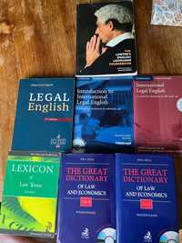 Zestaw książek do nauki legal English