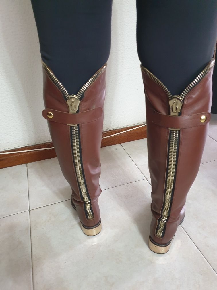 Botas senhora cano alto