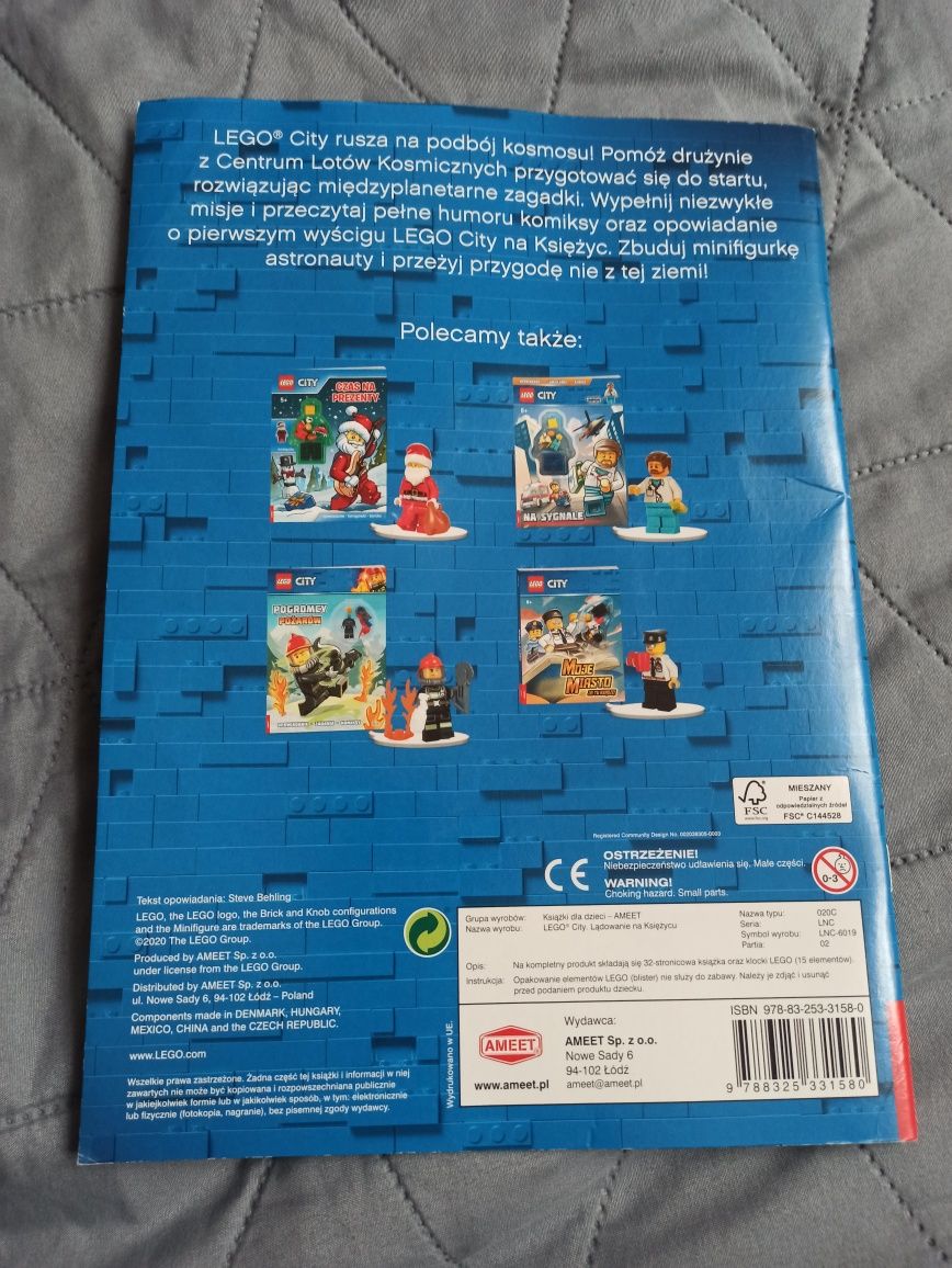 Nowy magazyn Lego City Astronauta lądowanie na księżycu