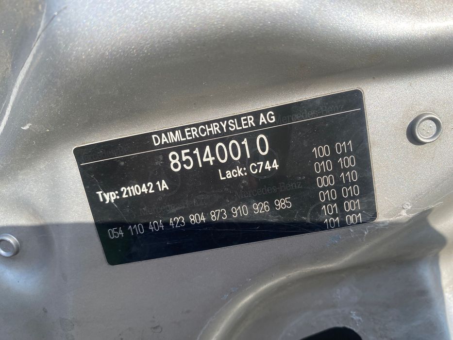 Maska mercedes e w211