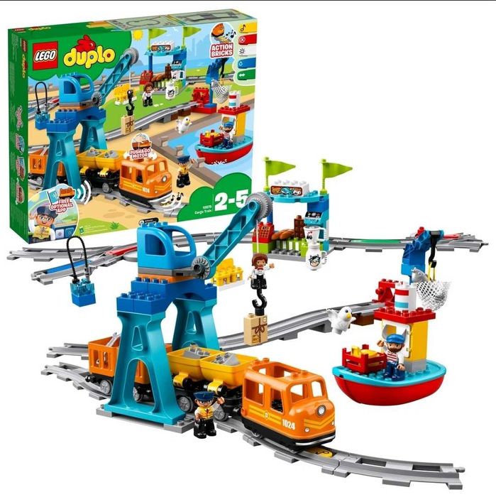 Lego Duplo Trains Pociągi trzy zestawy + dodatkowe tory i pociąg!
