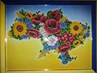 Вишита картина "Квітуча Україна"