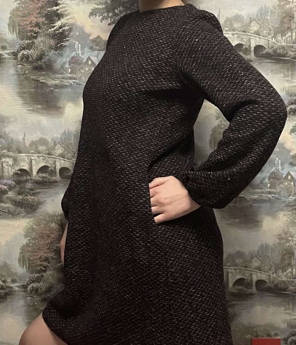 Сукня з теплої тканини