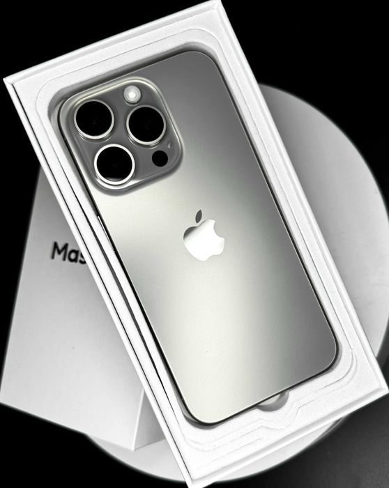 Apple iPhone 15 Pro 256gb Natural Jak Nowy 100% bat 6Msc Gwarancji