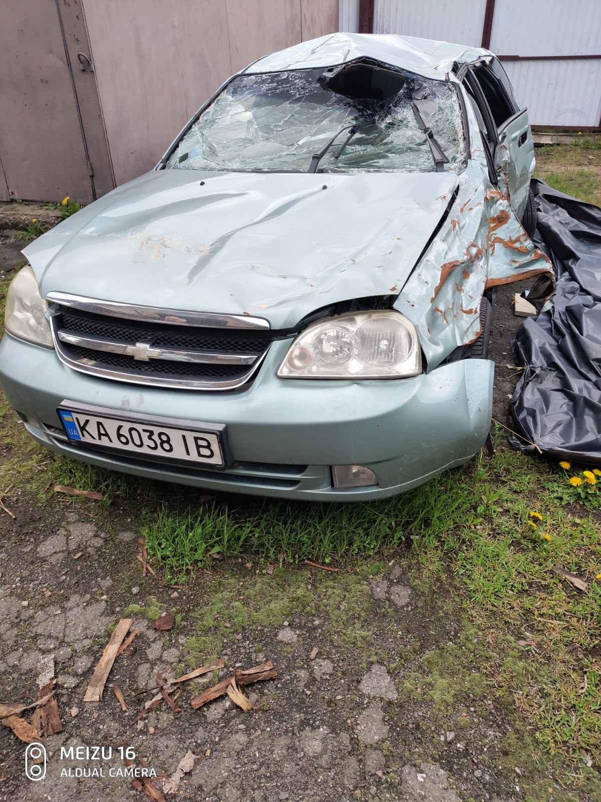 Chevrolet Lacetti 2008 1,8 гбо після ДТП