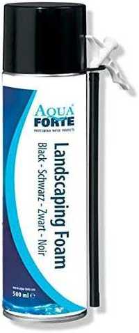 Espuma de montagem AquaForte cor preto para Aquarismo ou Cascatas