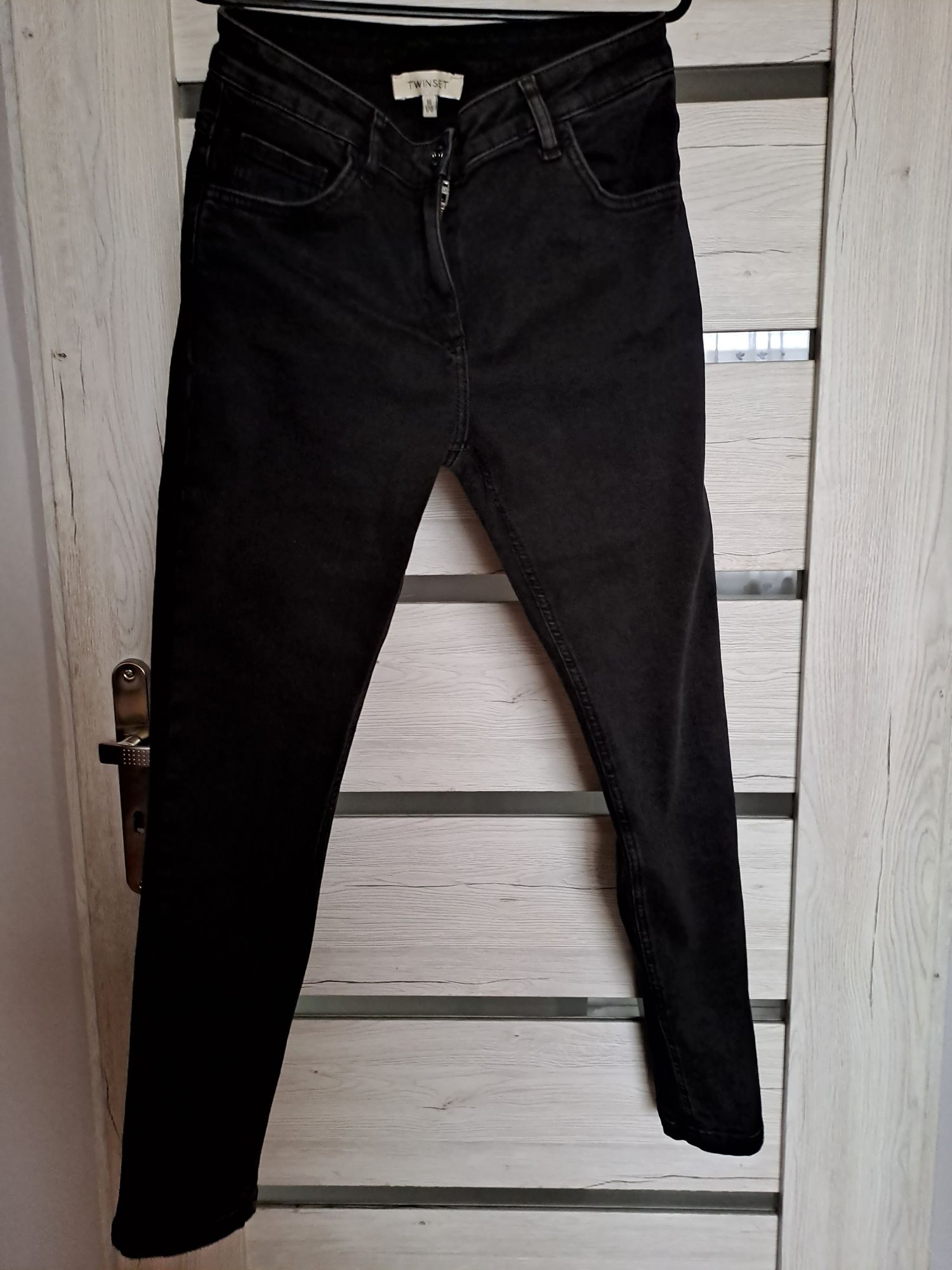 Jeansy Twinset czarne