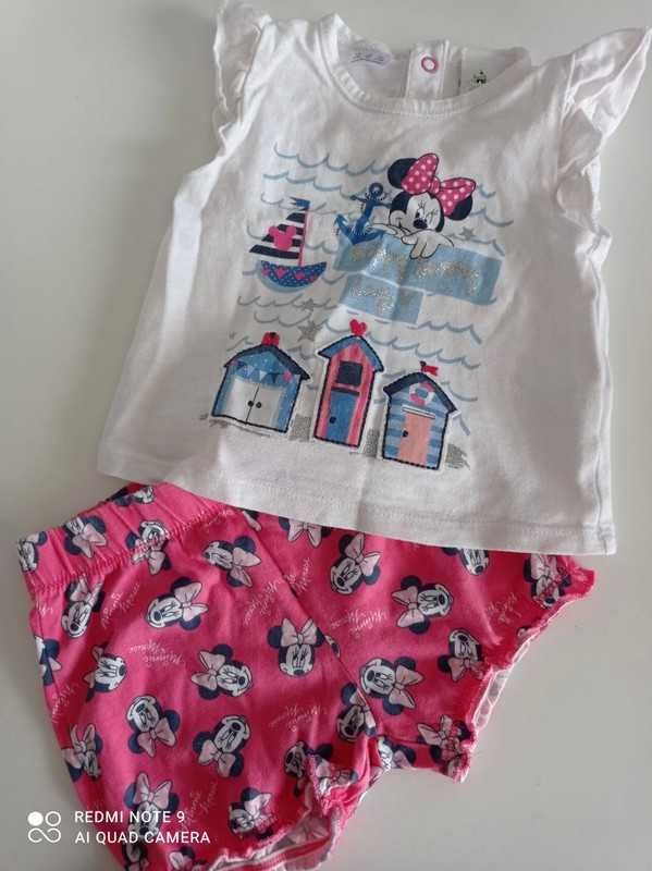 Komplet Disney minnie 3-6m