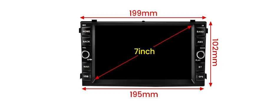 Radio 2din Android 14 Kia Ceed 09-12 gps wifi bluetooth