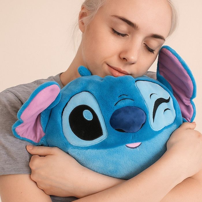 Stitch Poduszka i pluszowy ogrzewacz do dłoni Cozy Noxxiez HW776