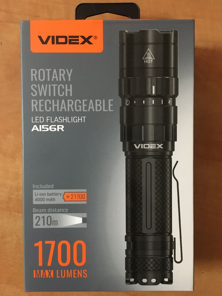 Фонарик videx a156r