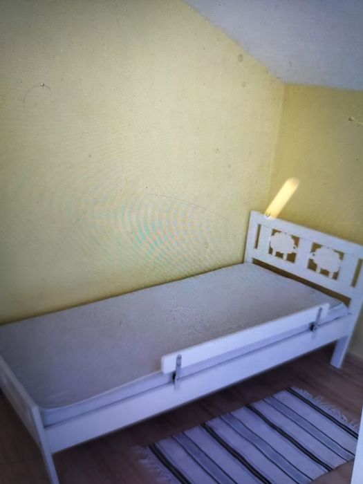 Łożeczko dziecięce Ikea Kritter 165 x 75.z materacem.