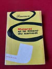 Maigret et le Client du samedi Simenon Książka po FRANCUSKU