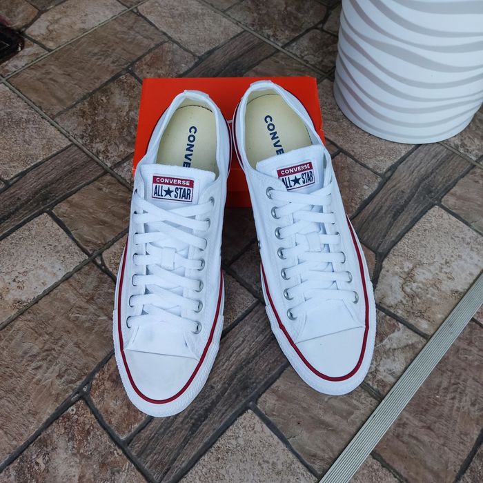 Converse trampki Conversy niskie białe krótkie męskie r.42.5