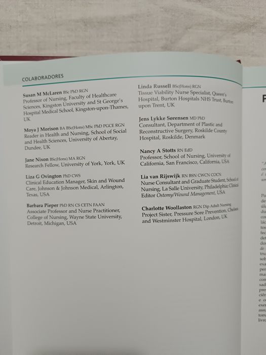 Livro "Prevenção e Tratamento de Úlceras de Pressão"
Mai