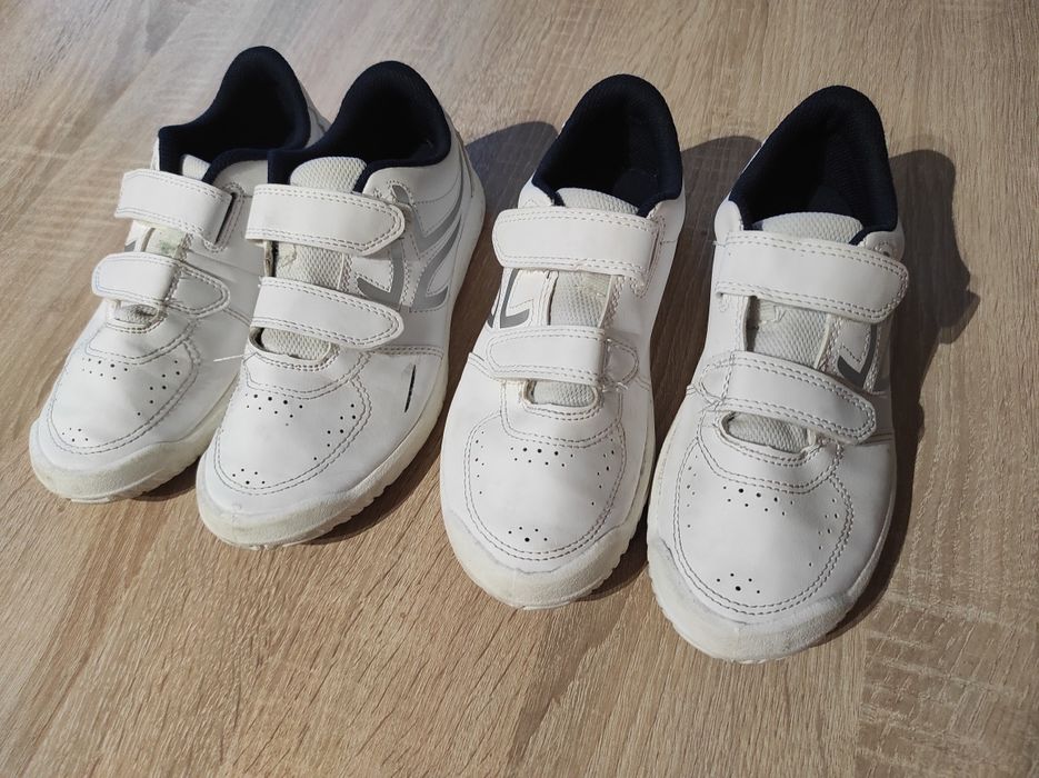 Białe adidasy 34 Decathlon  bliźniaki