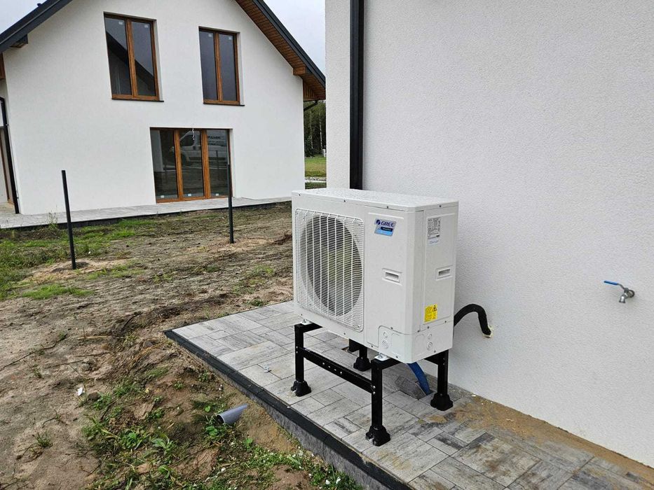 Pompa ciepła Gree Versati III 8kW 1-fazowa - pełny zestaw instalacyjny