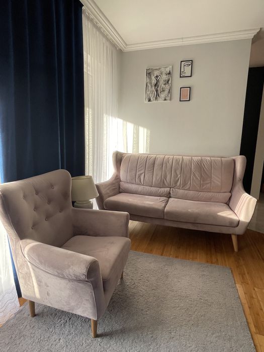 Zestaw wypoczynkowy sofa fotel uszak Henry Bydgoskie