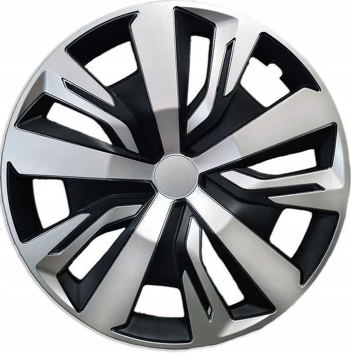 Kołpaki Samochodowe 15" Srebrno-Czarne Sklep Częstochowa