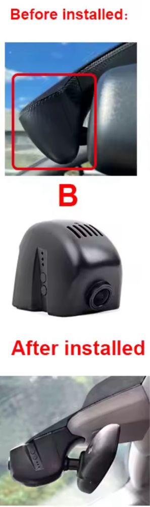Wideorejestrator Audi A1 A3 A4 A5 A6 A6 Q3 Q5 Q7 4K 2160P Lusterko