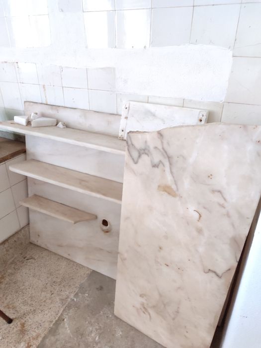 Placas e partes de mármore para corte