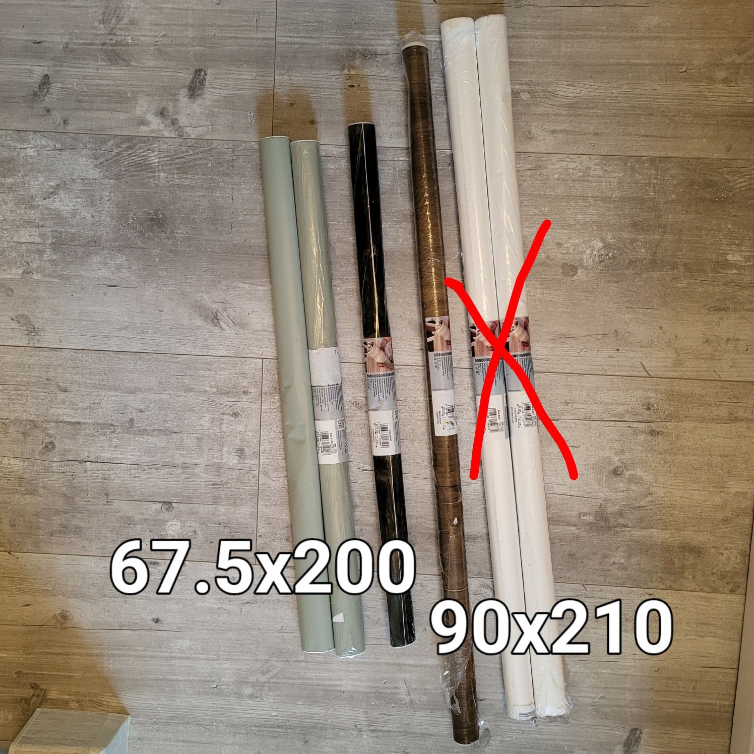 Okleina samoprzylepna 90x210 i  67.5x200