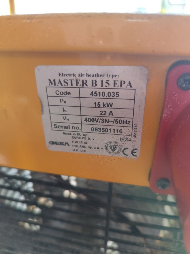 Nagrzewnica elektryczna master B15