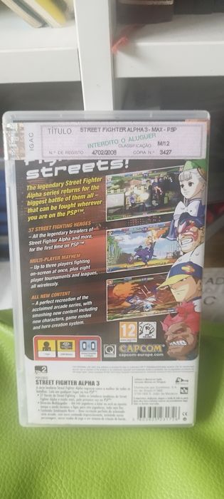 Street Fighter alpha max psp