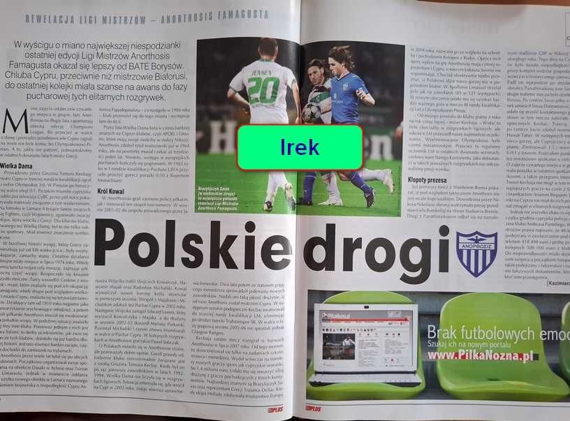 Miesięcznik "Piłka Nożna - plus" - rocznik 2009