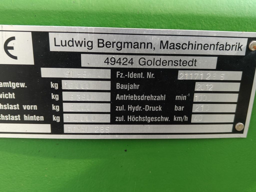 Przyczepa samozbierająca Bergmann