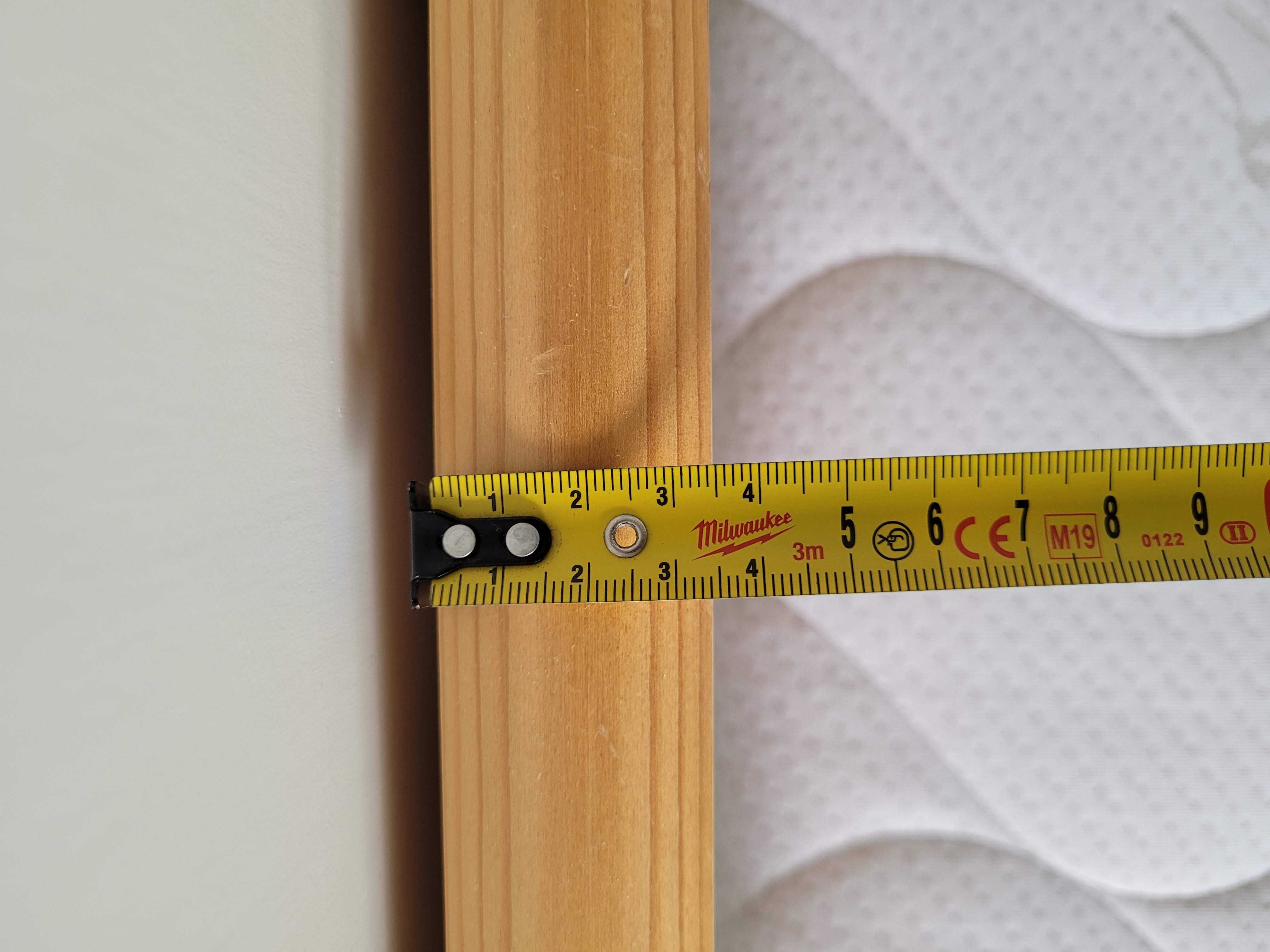 Łóżko drewniane ze stelażem 180x80