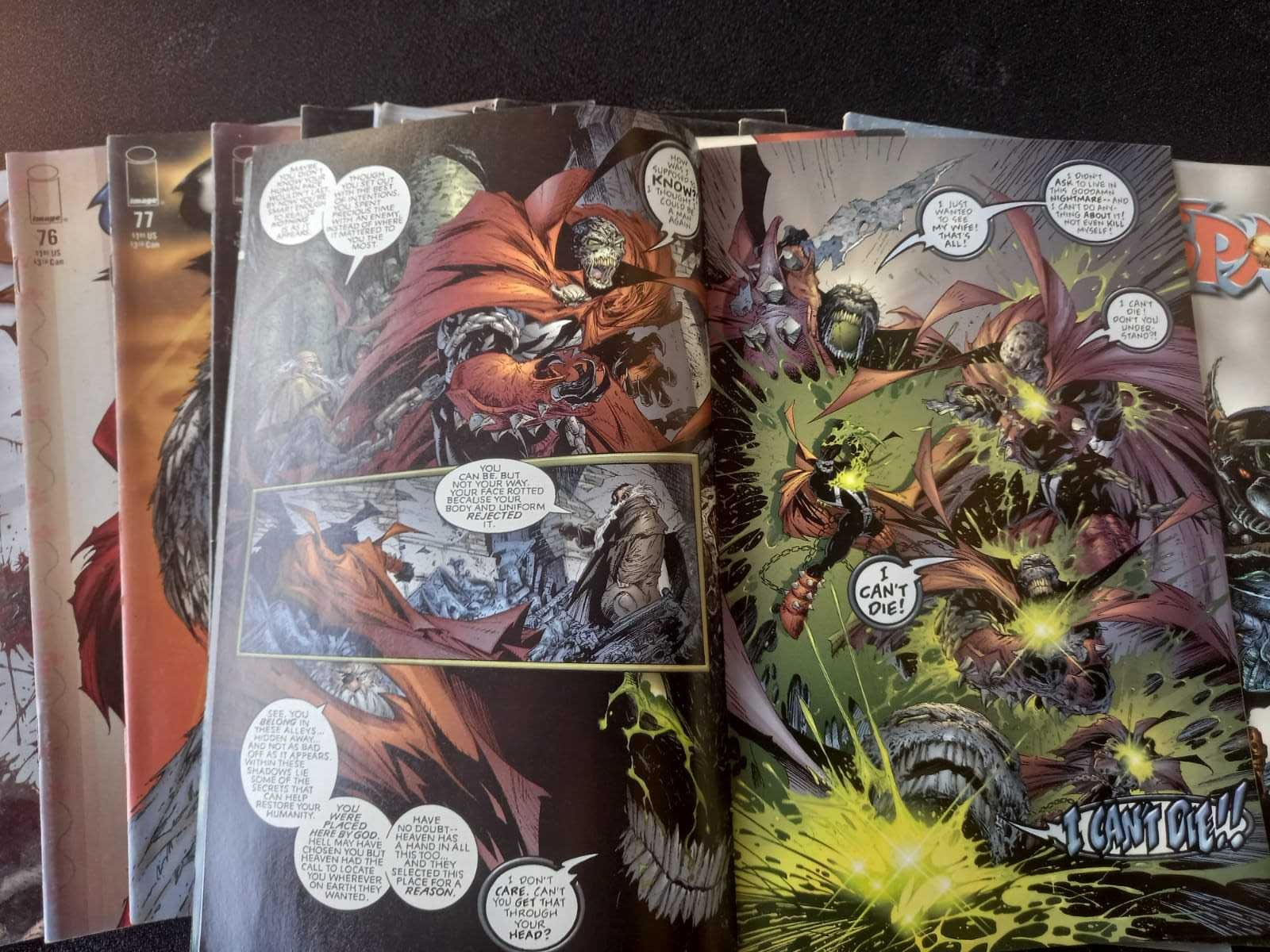lote de BD de culto dos anos 90 - Spawn (edições norte-americanas)