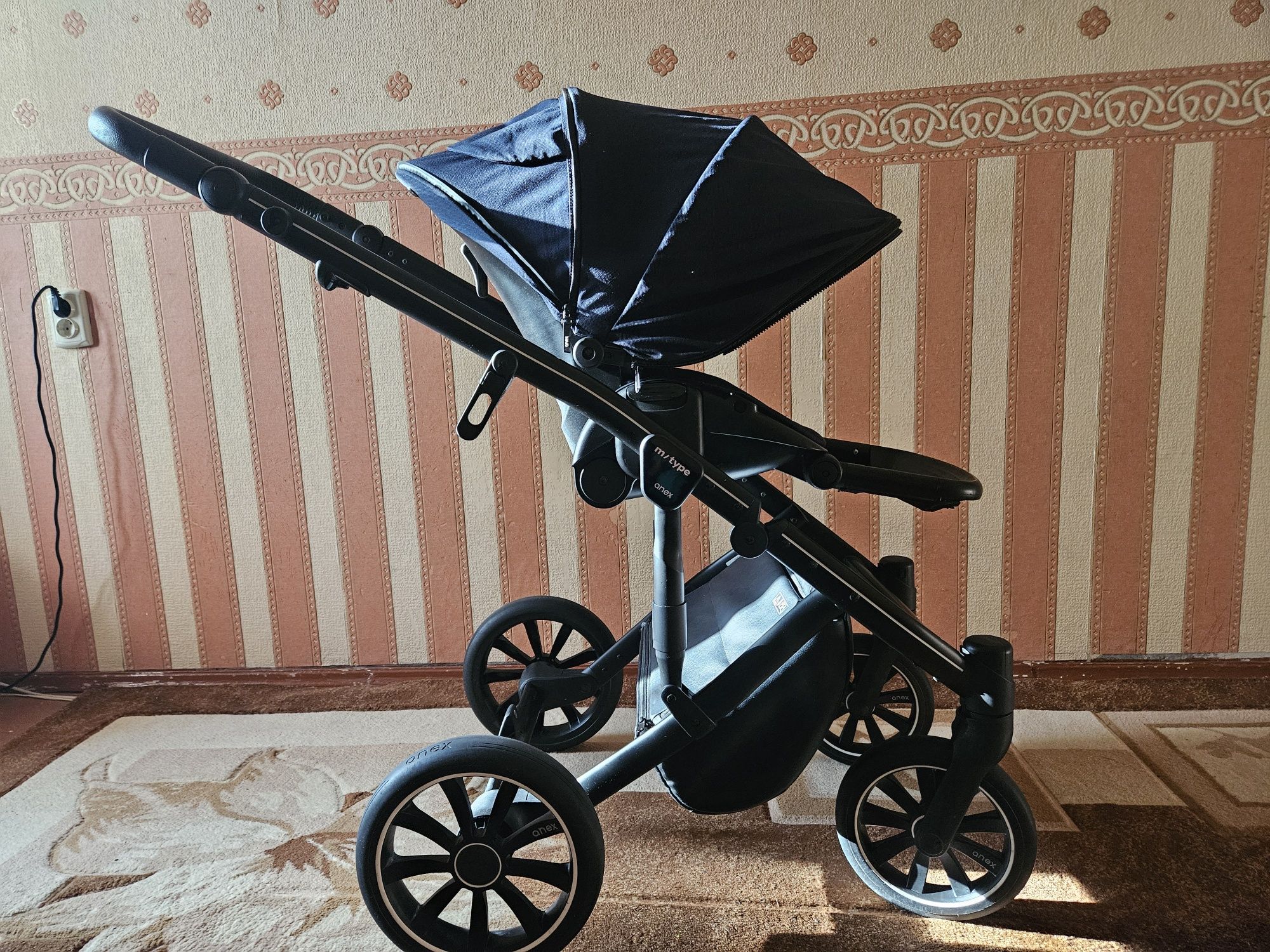Коляска Anex m/type 2 в 1 splash/new синя