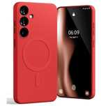 Mercury Magsafe Semi-Silicone Samsung S24+S926 Czerwony /Red