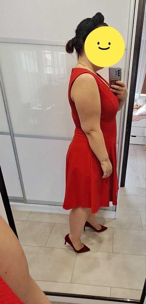 Sukienka czerwona orsay
