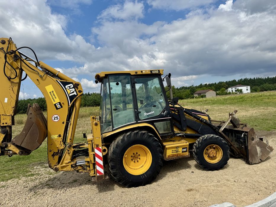 Cat 428d premier biegow koparko ładowarka caterpillar 428 432