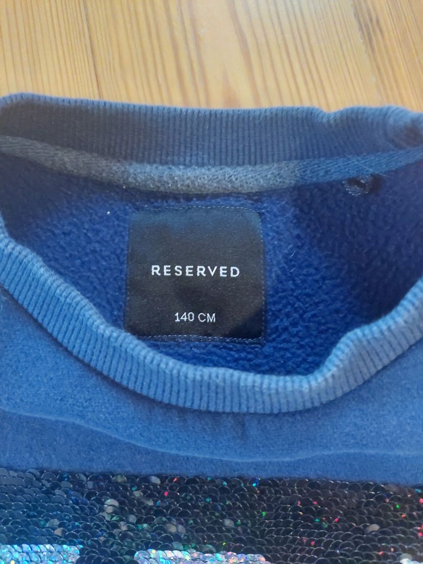 Bluza Reserved 140 granatowa